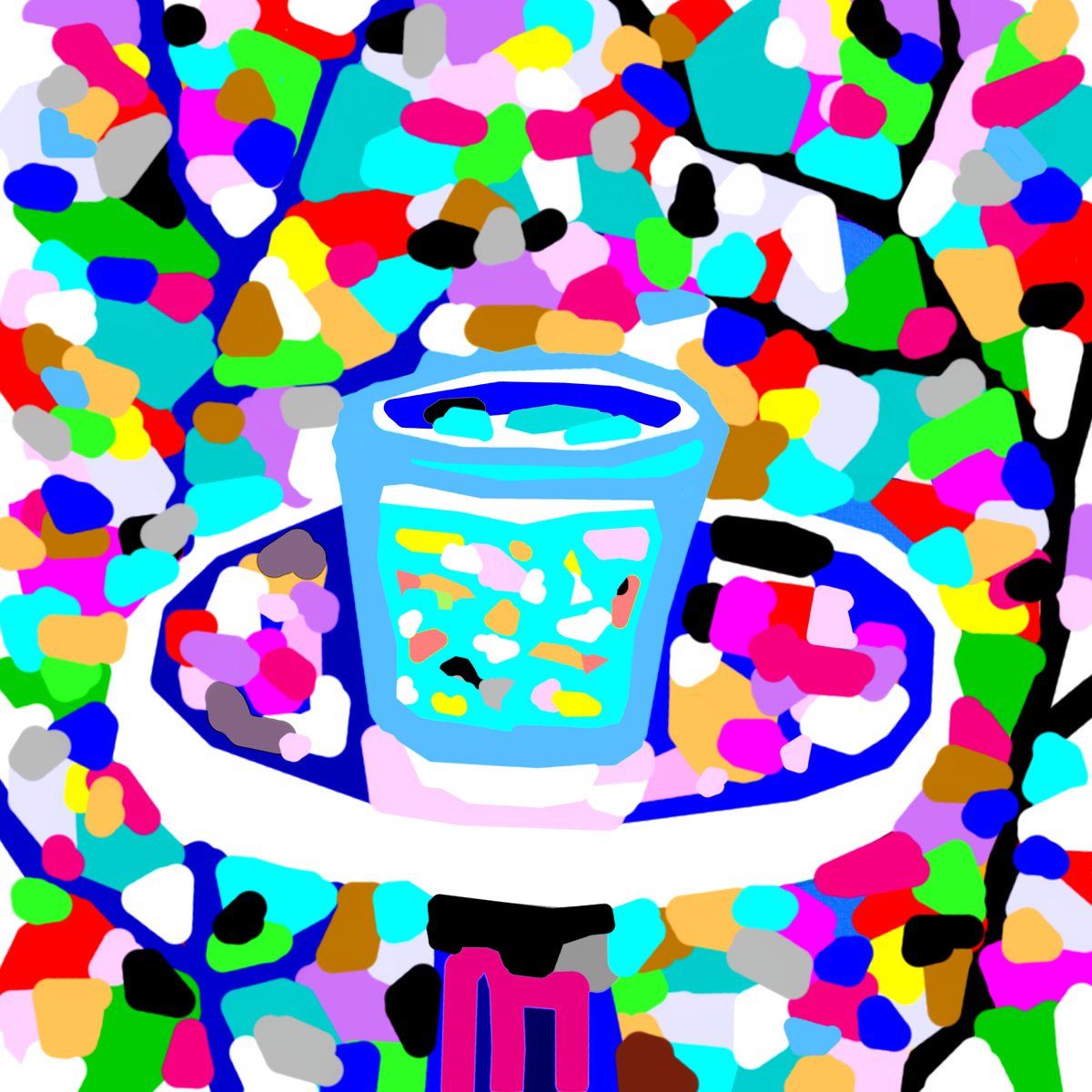 Giclee Print , Fishbowl By Alejos, 17 X 17, Artwork For Sale On Artfinder