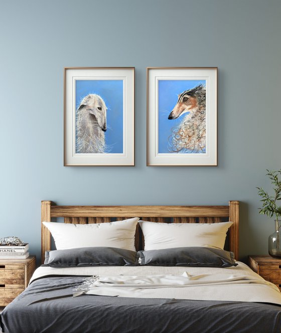 Dog Portraits Soft Pastel