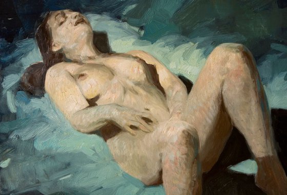 modern erotic nude woman