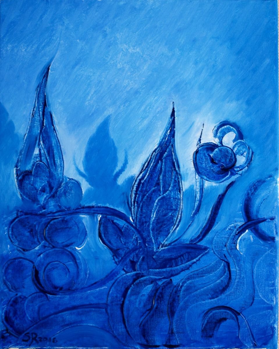 a blue by Roman Sleptsuk