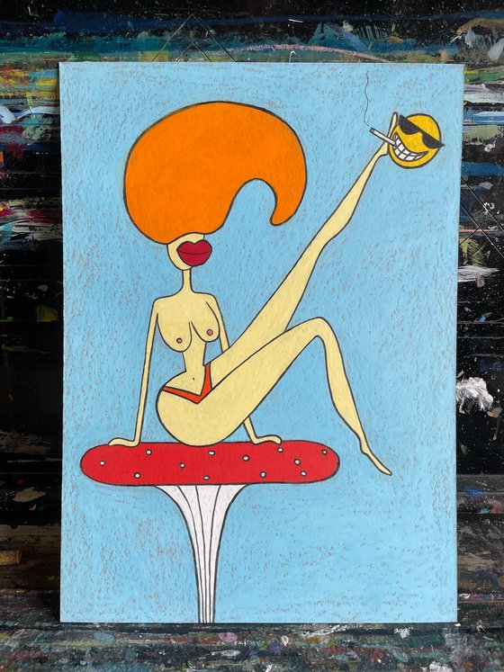 Fly agaric Lady and mister Sun