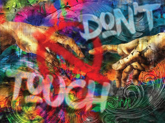 Don't touch/XL large original artwork