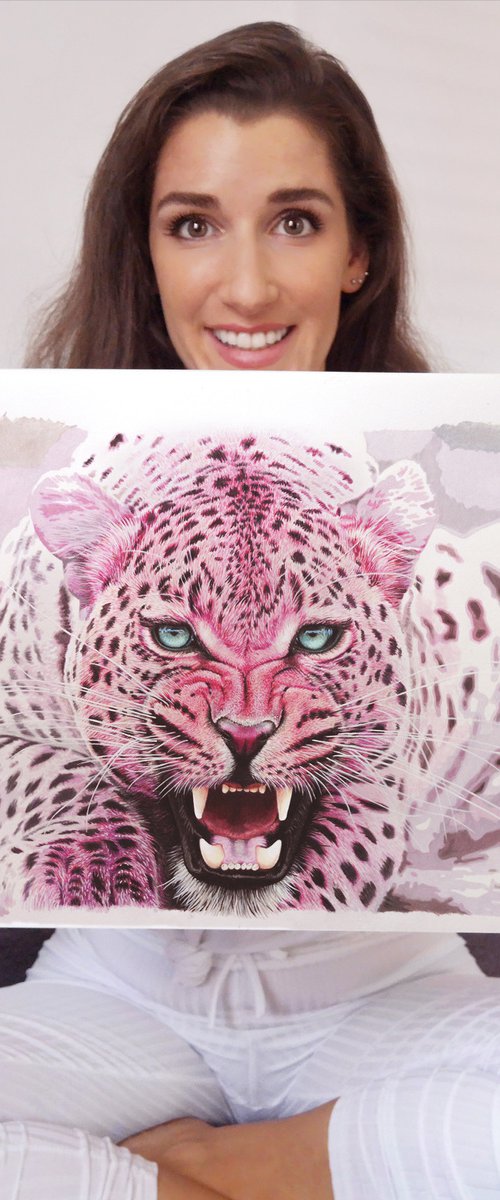 Pink Leopard 2 by Sabrina Rupprecht