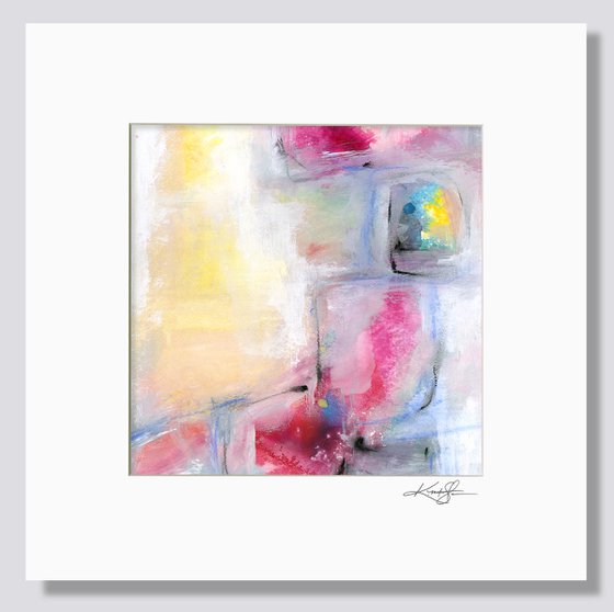 Tranquility Travels 7 - Abstract Painting by Kathy Morton Stanion