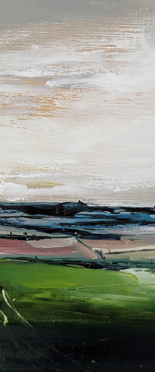 Miniature Buckinghamshire landscape by Jo Earl