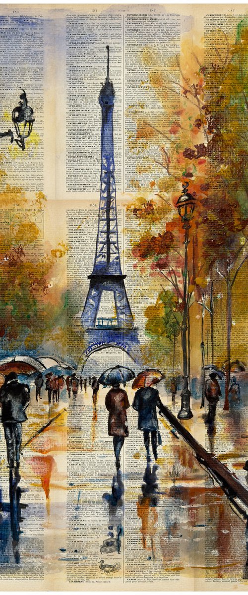 WALKING TO THE EIFFEL TOWER by Misty Lady - M. Nierobisz