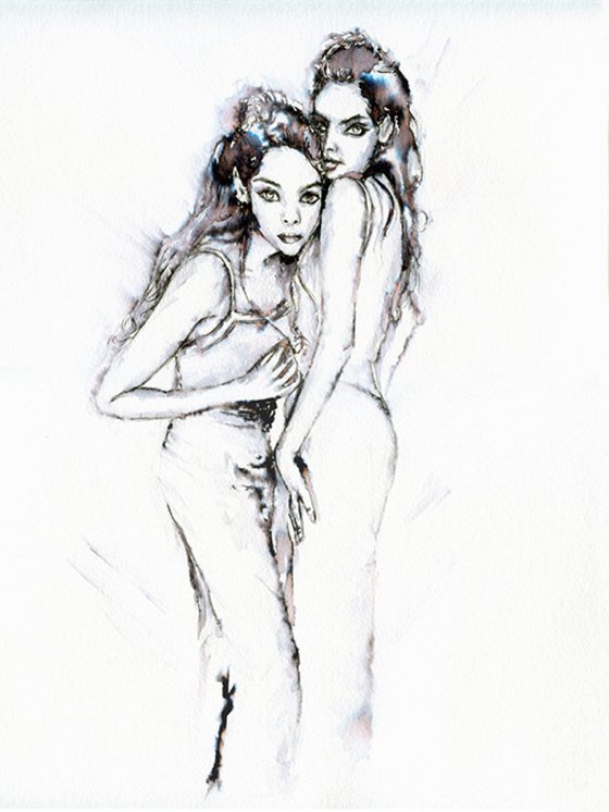 Twins / Fashion in Ink