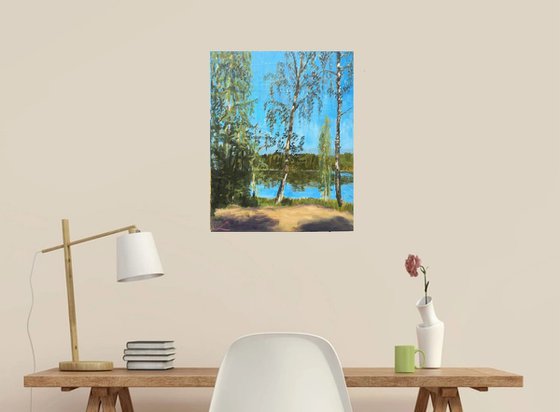 Pastor's lake trees 3
