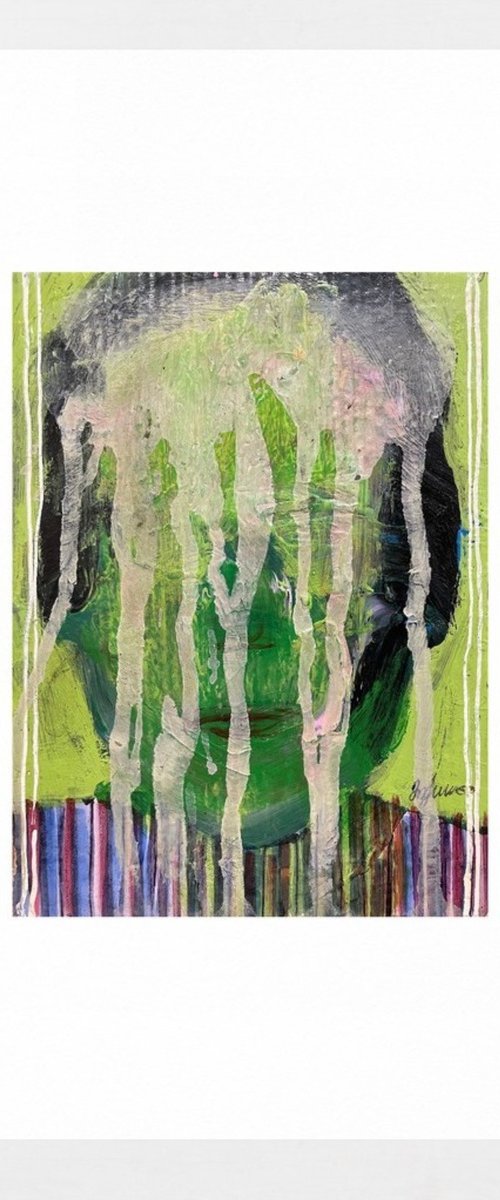 Abstracted Face series by Gela MIKAVA