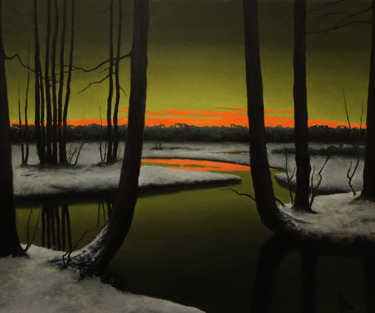 Twilight By Oleg Baulin, 24 X 20, Artwork For Sale On Artfinder