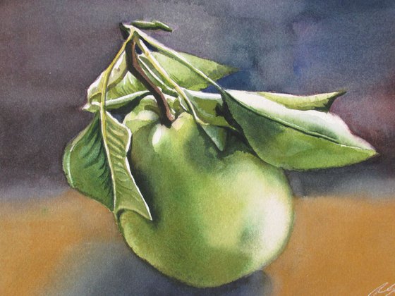 still life with pear