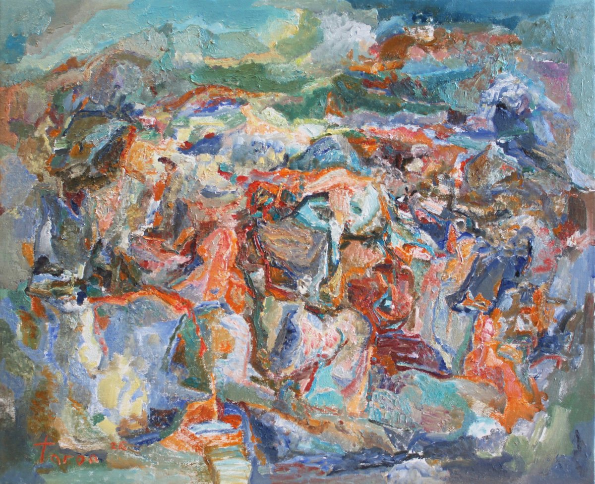 Symphony Of Rebellious Colors By Taron Khachatryan, 22 X 18, Artwork For Sale On Artfinder
