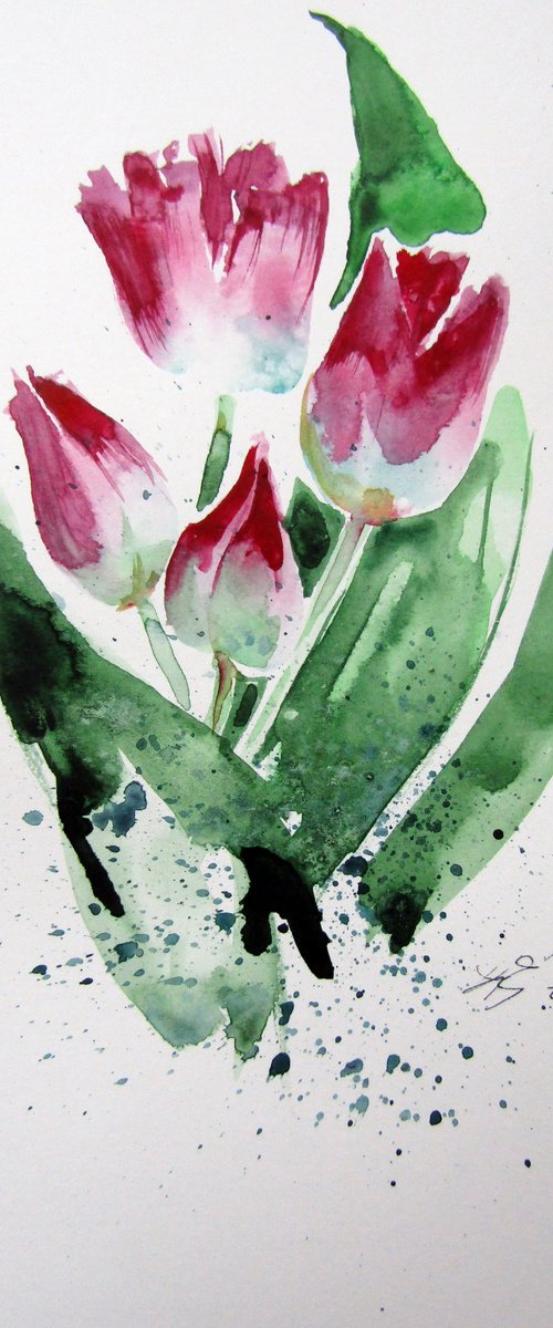 Little tulips by Kovács Anna Brigitta