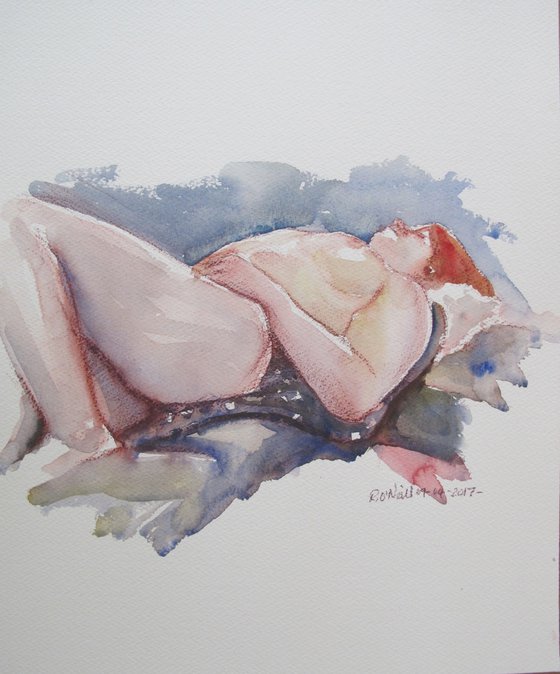 reclining female nude