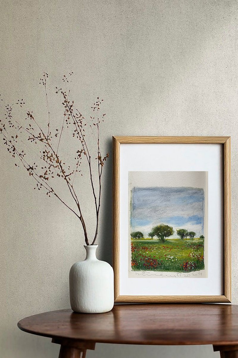 Painting , Landscape By Anahita Ghazanfari, 7 X 10, Artwork For Sale On Artfinder