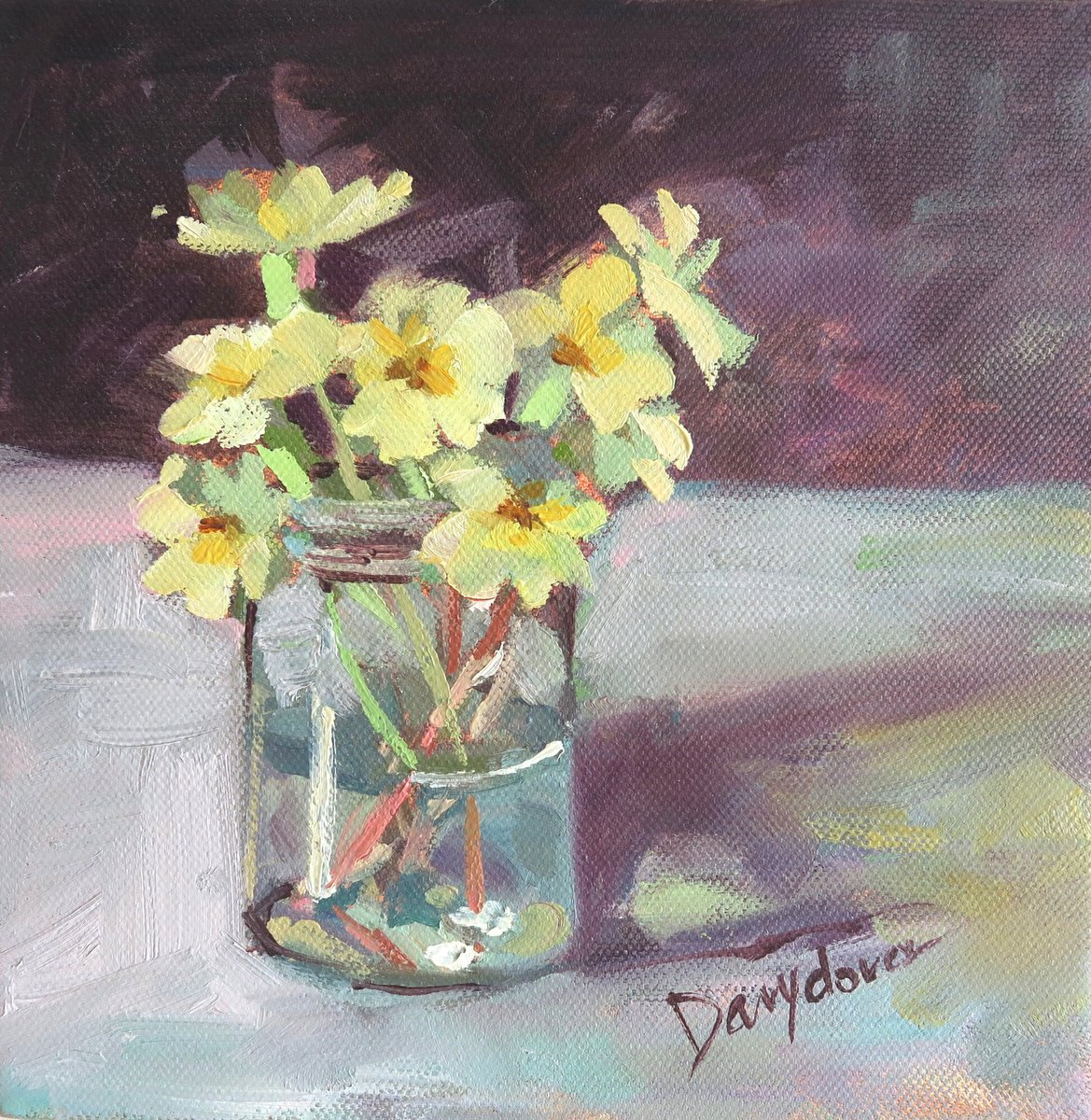 Primroses by Diana Davydova