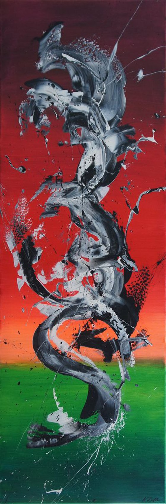 Spirits Rising V (Spirits Of Skies 075071) (50 x 150 cm) XXL vertical (20 x 60 inches)