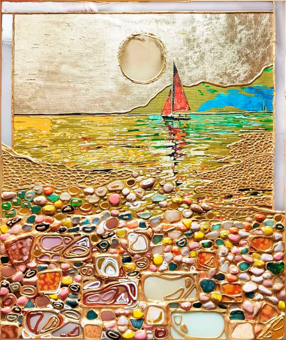 Golden silence of the sea