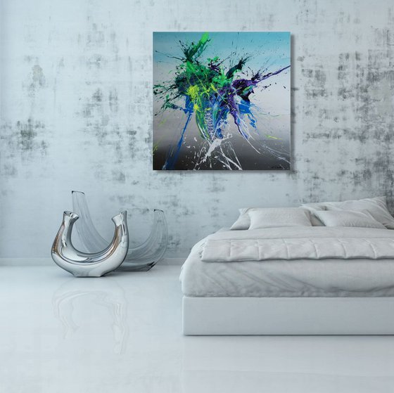 Emotional Release VI (Spirits Of Skies 064049) - 80 x 80 cm - XL (32 x 32 inches)