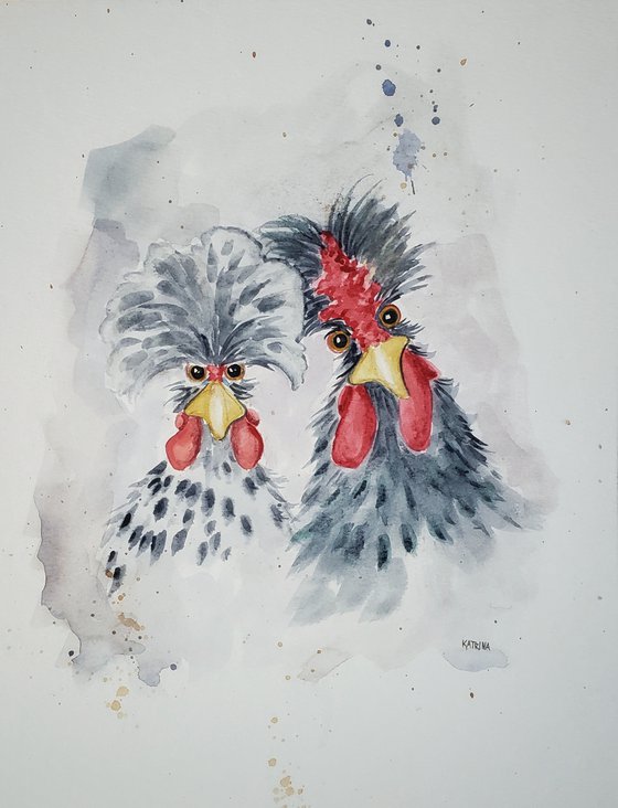 "Howdy Folks" - Animals - Chickens
