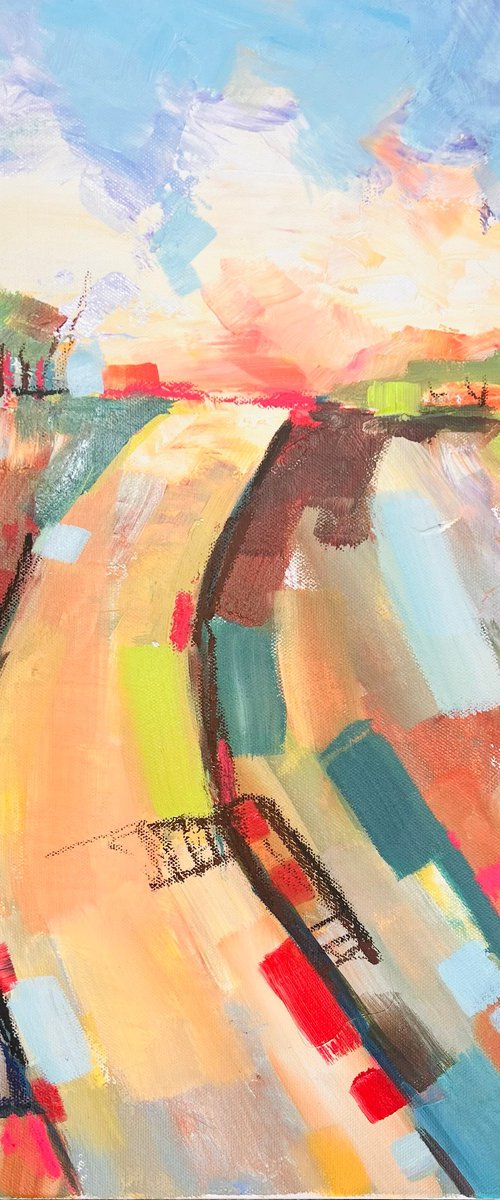 Ploughed Chalklands by Kirsten Todd