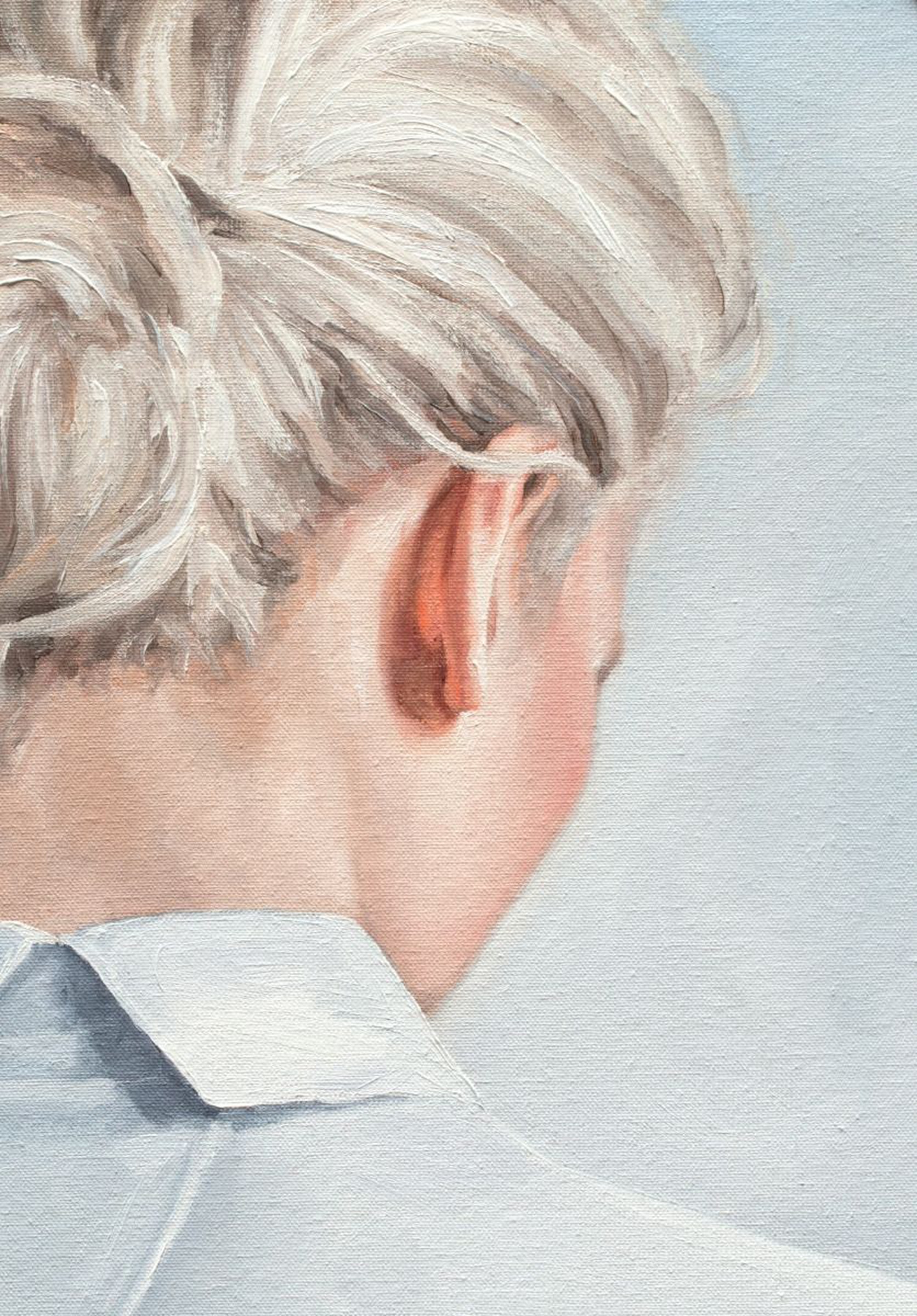 Blonde Hair Oil Painting By Oleksandr Balbyshev Artfinder