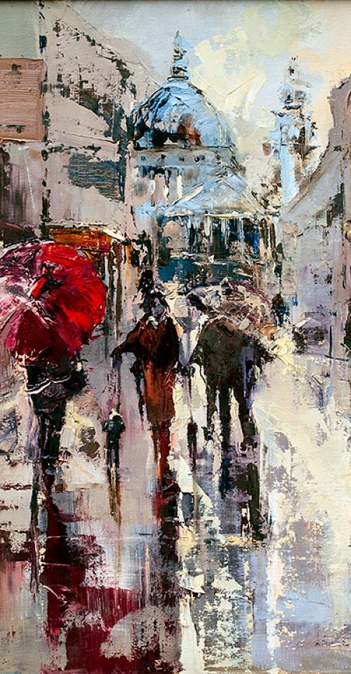 'Rain in St.Paul's' by Ewa Czarniecka