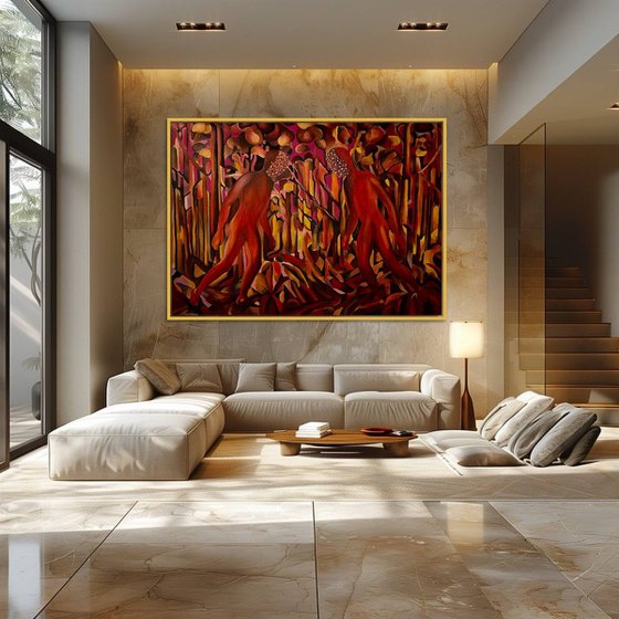 REFLECTION IN RED