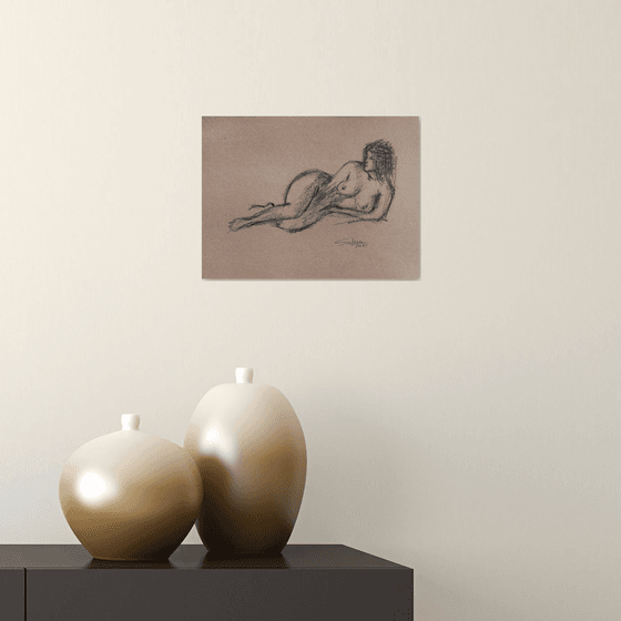 Nude Sketch 21.02 /  ORIGINAL PAINTING