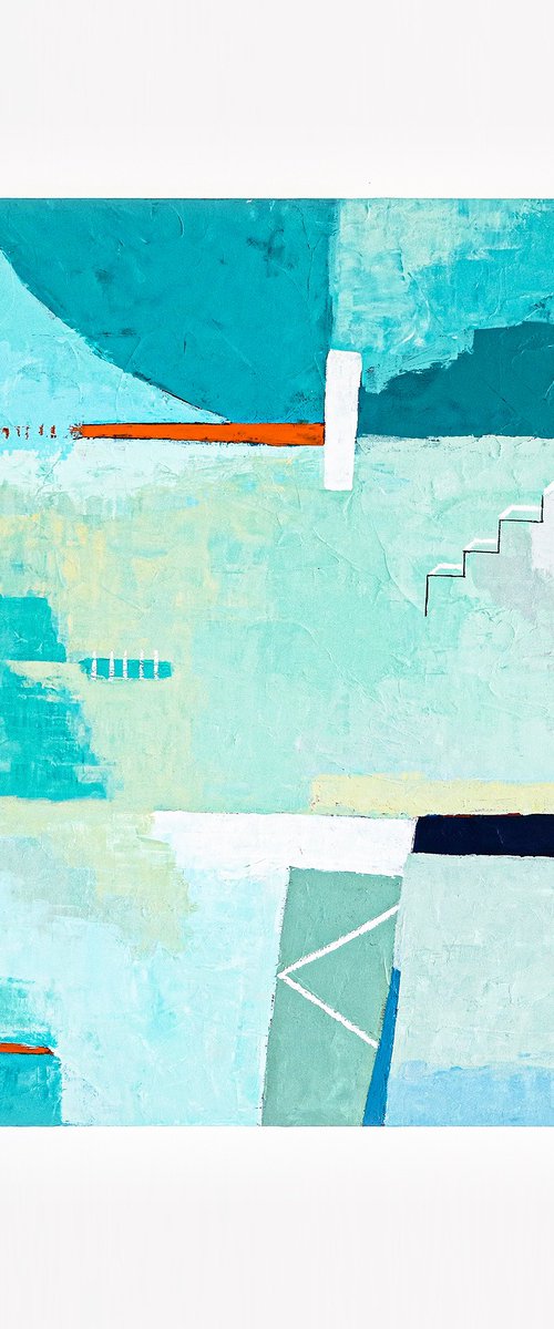 Daydream of Friday (30"x30" | 76x76 cm) by Hyunah Kim