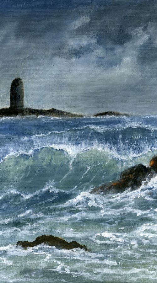 Storm, Rhoscolyn Beacon, Anglesey by Bryn Humphreys
