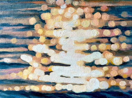 "AMBER LIGHT" - Original Oil Painting