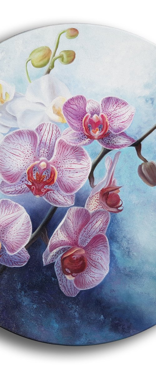 Orchid charm by Anna Steshenko