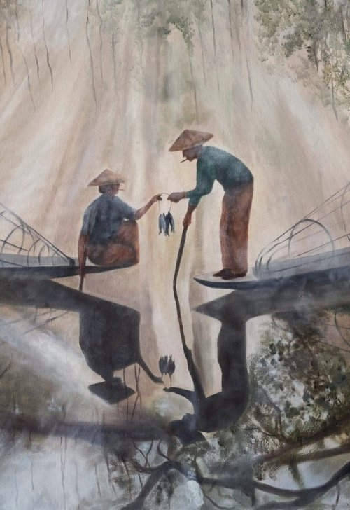 WHERE THE LIGHT MEETS THE WATER by Semire Akyazı