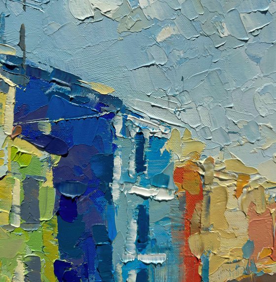 "The colorful streets of Burano"