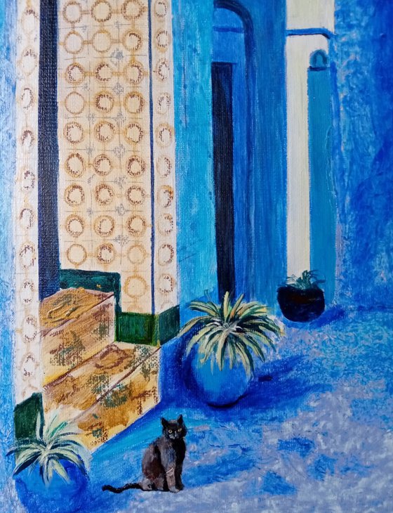 Cats in the Blue City