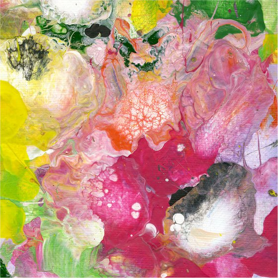 Flower Candy 1 - Floral Painting by Kathy Morton Stanion