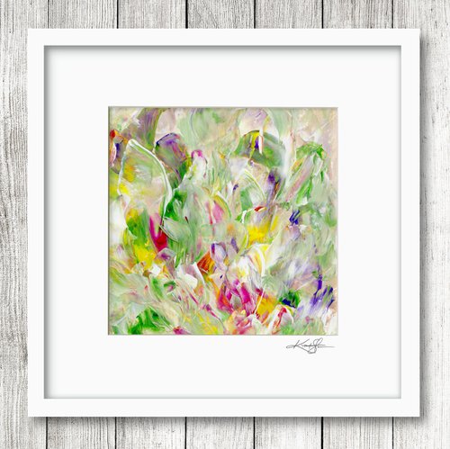 Tranquility Blooms 17 - Floral Painting by Kathy Morton Stanion by Kathy Morton Stanion