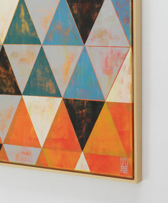 Triangle Traffic in Yellow