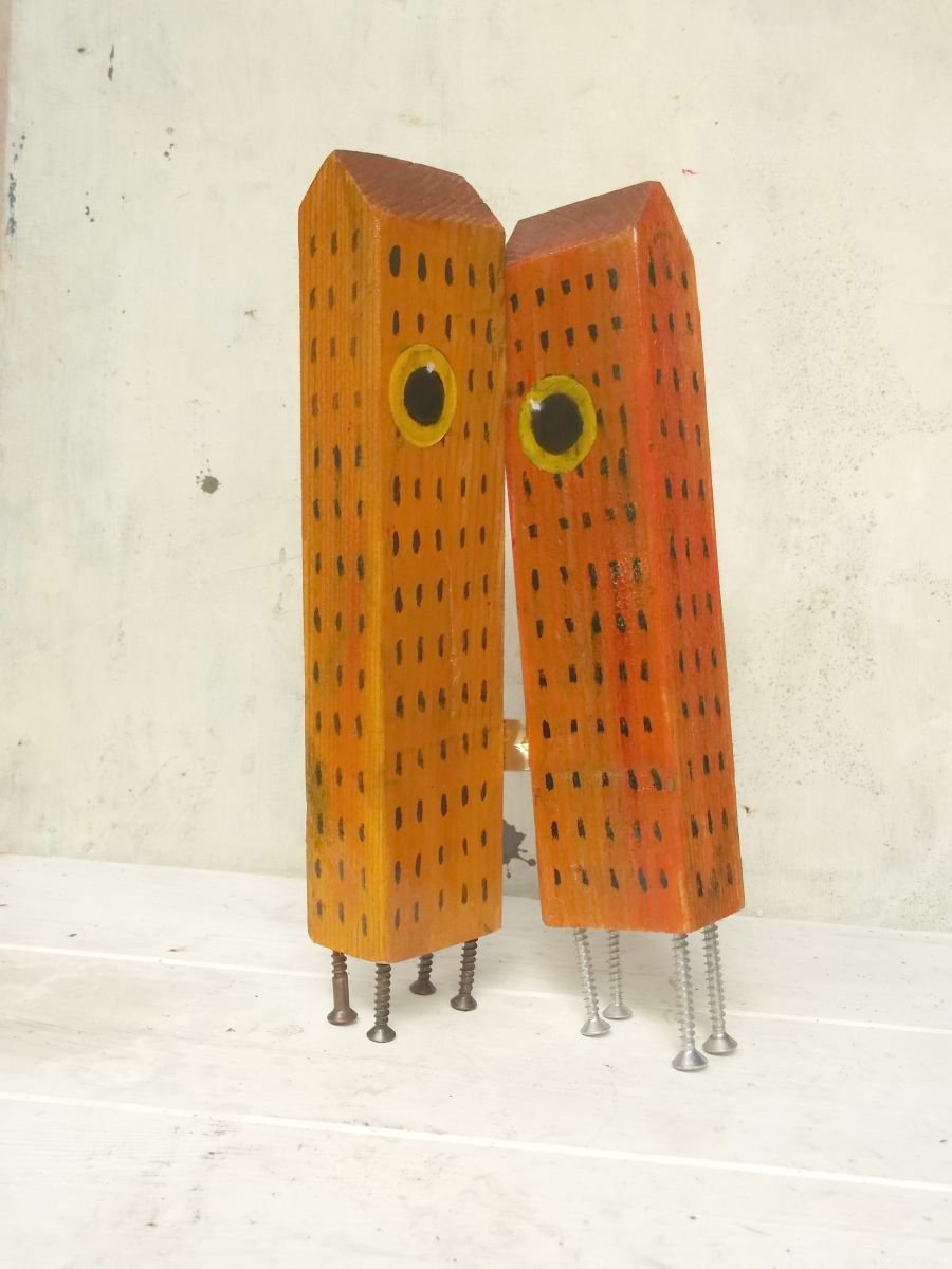 Monolocali biculi - giraffes by Silvia Beneforti
