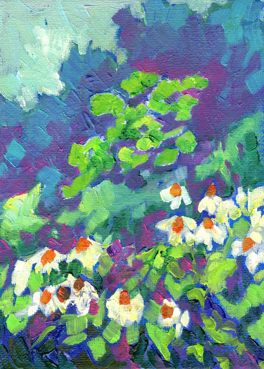 Impressionist Garden Border by Mary Kemp