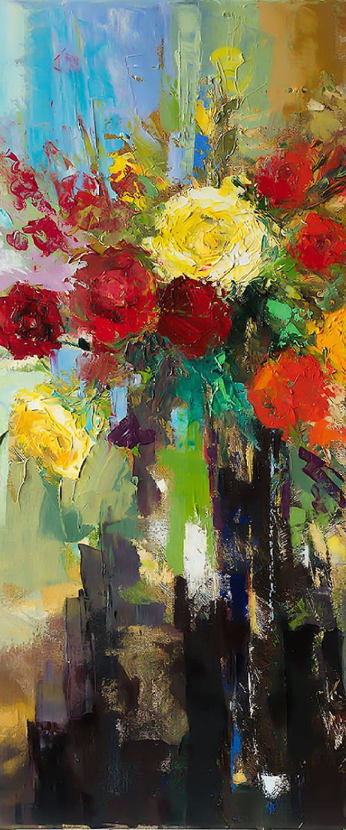 'Roses in Bloom' by Ewa Czarniecka