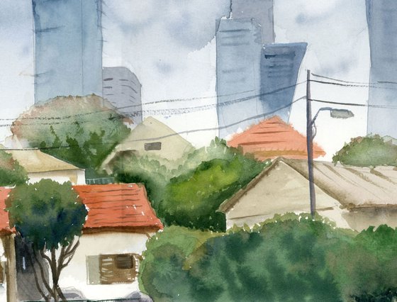Tel-Aviv (plein air painting)