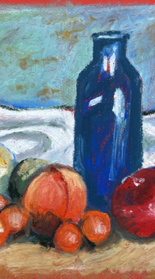 Fruit on the table by Harriet Cosgrove