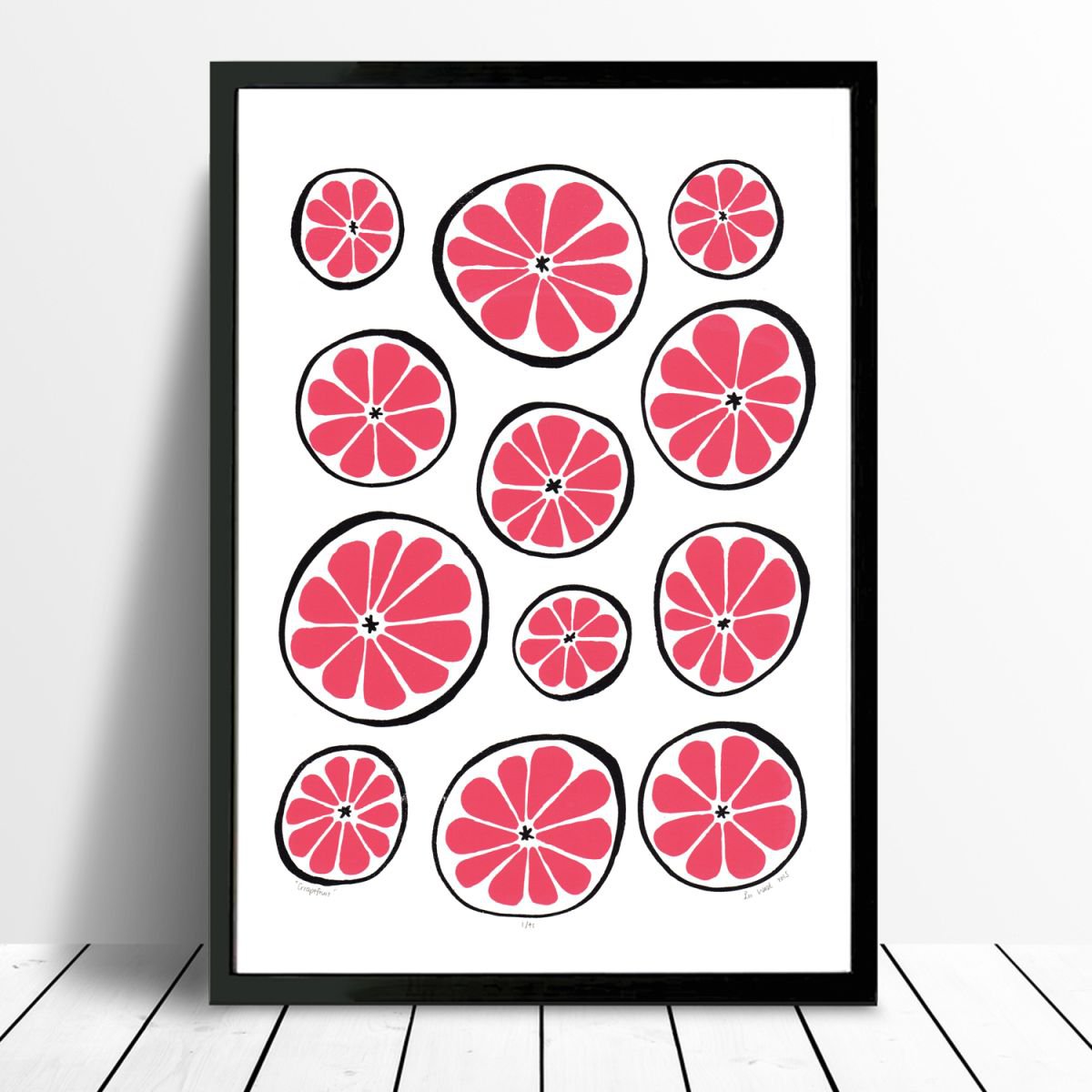 Grapefruit - Framed - FREE UK Delivery by Lu West