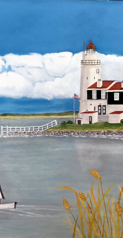 ISLE LIGHTHOUSE by Leslie Dannenberg