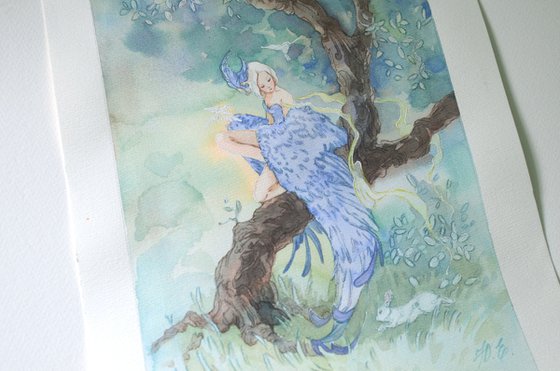 Blue Bird Fantasy girl