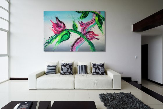 In Bloom (Spirits Of Skies 216147) (120 x 180) XXL (48 x 72 inches)
