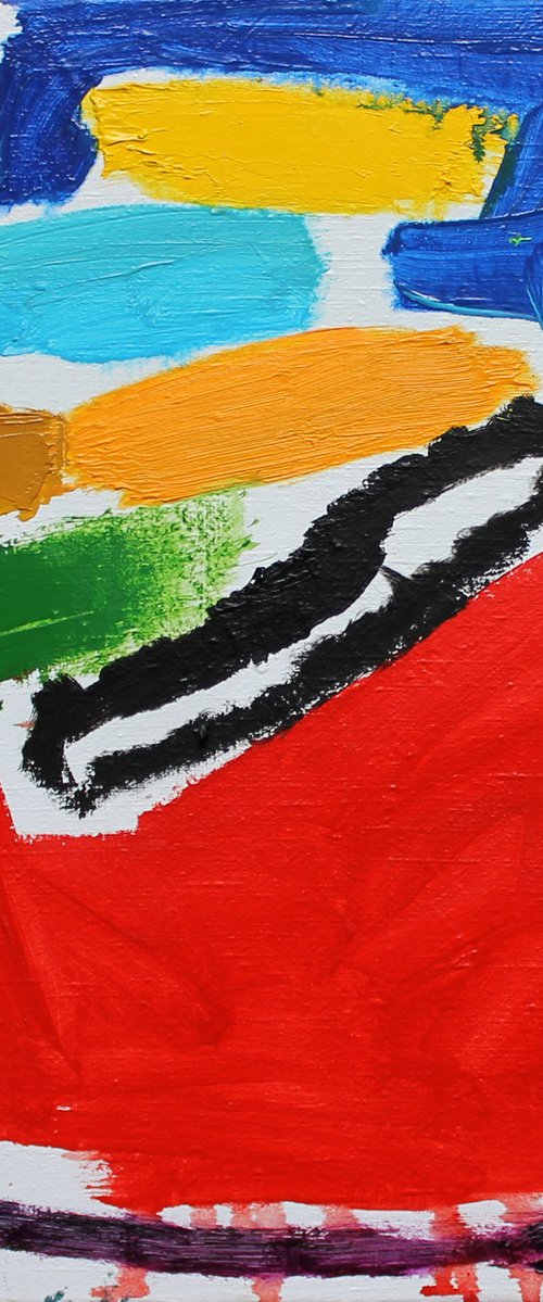 Composition on white by Sergiy Dekalyuk