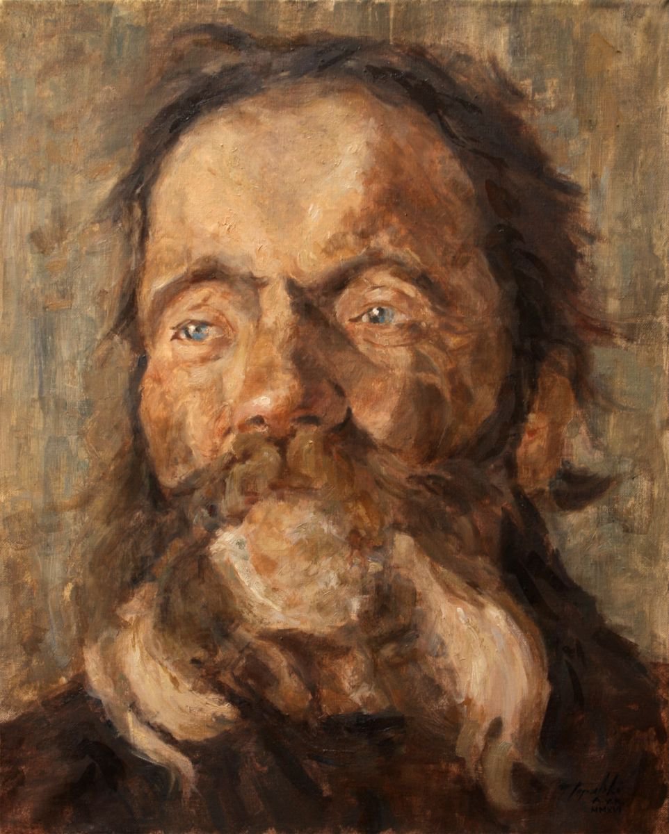Head of an old Man by Darko Topalski
